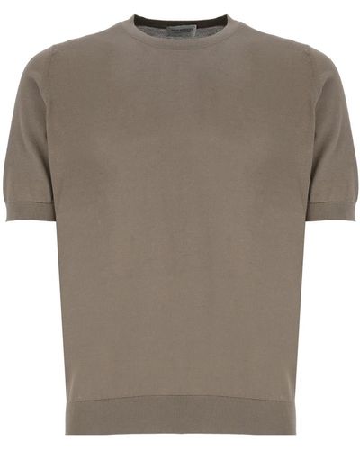 John Smedley Kempton T-Shirt - Grey