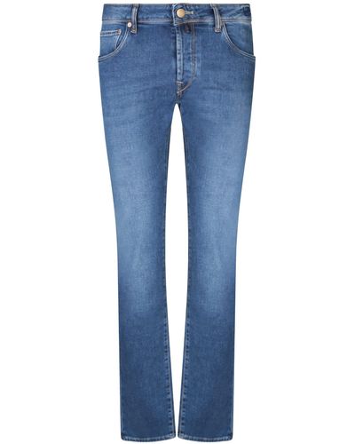 Incotex 5T Baffo Denim Jeans - Blue