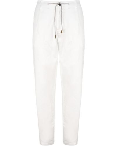 Eleventy Drawstring Pants - White