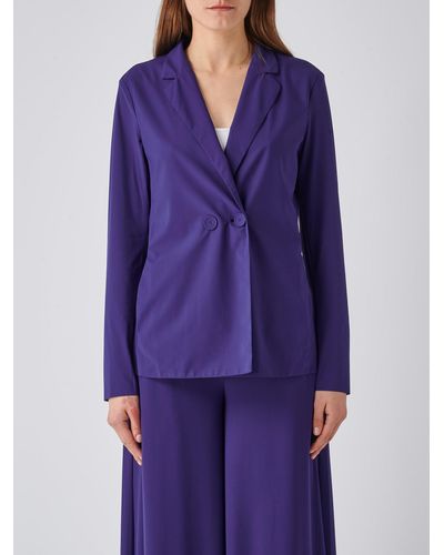Maliparmi Giacca Soft Jersey Jacket - Purple