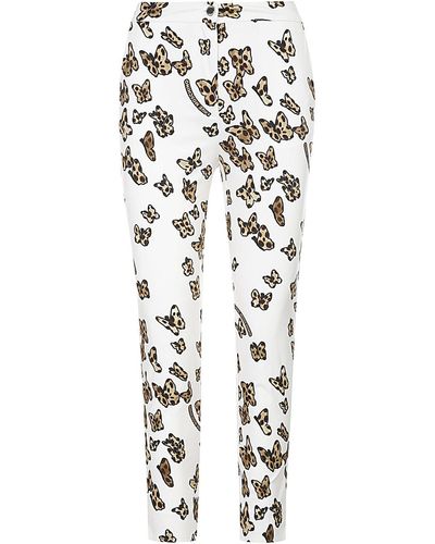 Love Moschino Allover Butterfly Pants - Multicolor