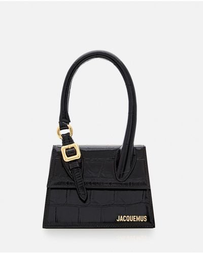 Jacquemus Le Chiquito Moyen Boucle Leather Bag - Black