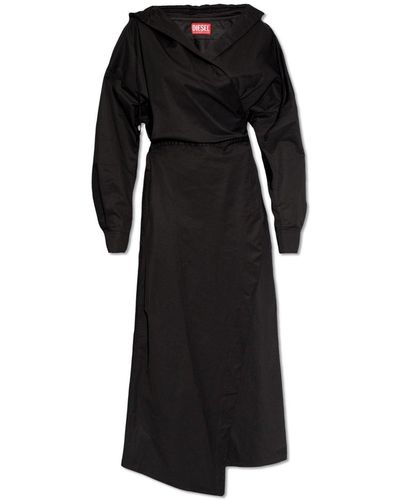 DIESEL D-Kley V-Neck Maxi Dress - Black
