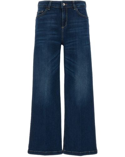 Liu Jo Parfait Cropped Jeans - Blue