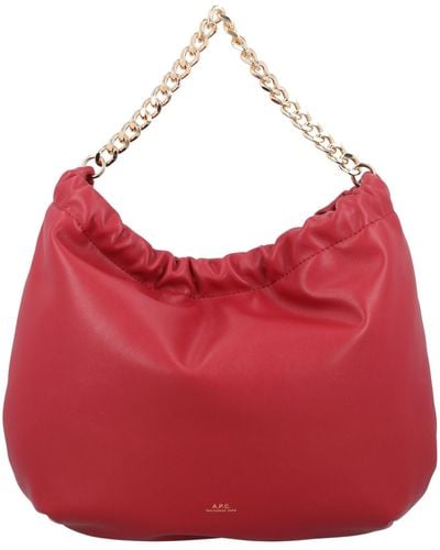 A.P.C. Ninon Chain Bag - Red
