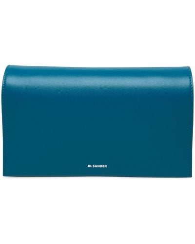Jil Sander Light Blue Leather All-day Bag