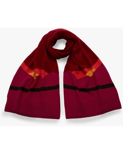 JW Anderson Landscape Scarf - Red