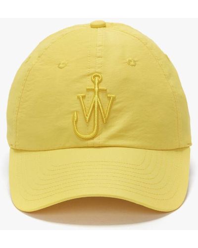 JW Anderson Baseball Cap With Anchor Logo - Yellow