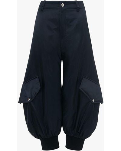 JW Anderson Padded Cargo Trousers - Blue