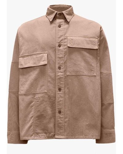 JW Anderson Patchwork Overshirt - Brown