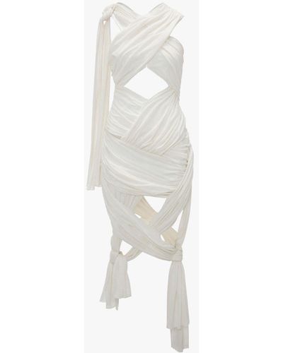 JW Anderson Sleeveless Wrap Dress - White