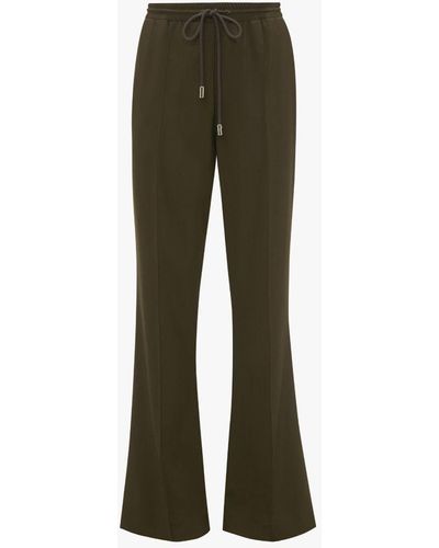 JW Anderson Drawstring Tailored Trousers - Green