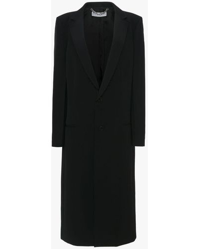 JW Anderson Tuxedo Tailored Coat - Black