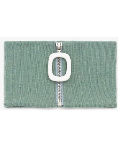 JW Anderson Neckband With Jwa Puller - Green