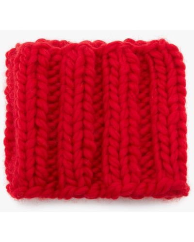 JW Anderson Knitted Snood - Red