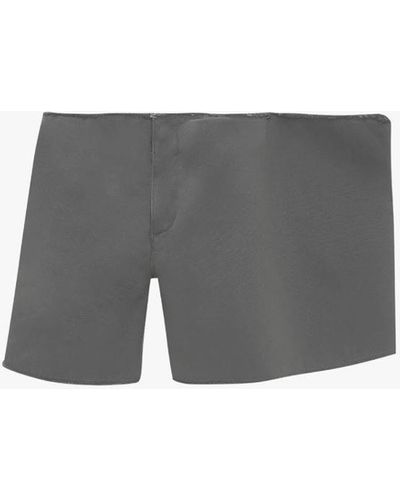 JW Anderson Side Panel Shorts - Gray