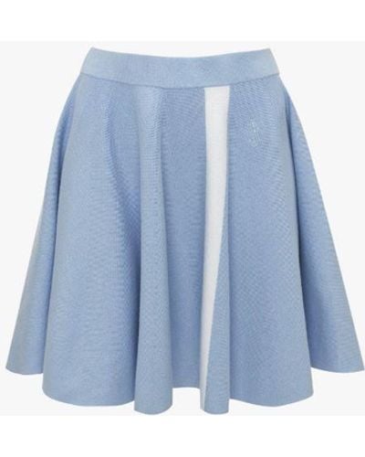 JW Anderson A-line Mini Skirt - Blue