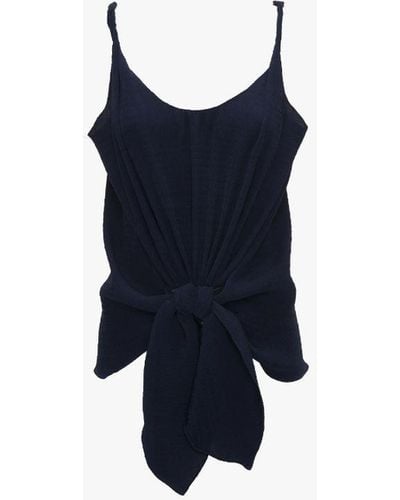 JW Anderson Knotted Strap Top - Blue