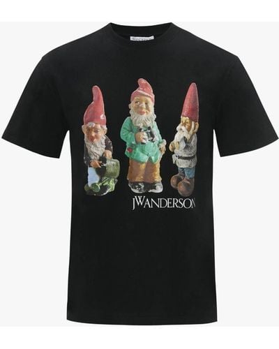 JW Anderson Gnome Trio T-shirt - Black