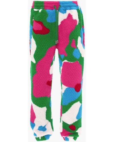 JW Anderson Graphic Fleece Trousers - White