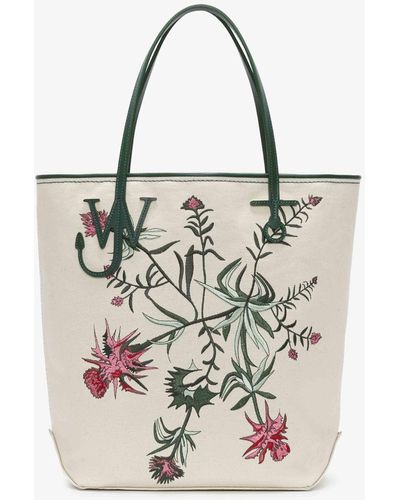 JW Anderson Tall Anchor Tote - Canvas Tote Bag - White