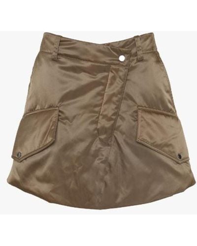 JW Anderson Padded Cargo Mini Skirt - Natural