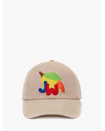 JW Anderson Baseball Cap With Logo - Pink