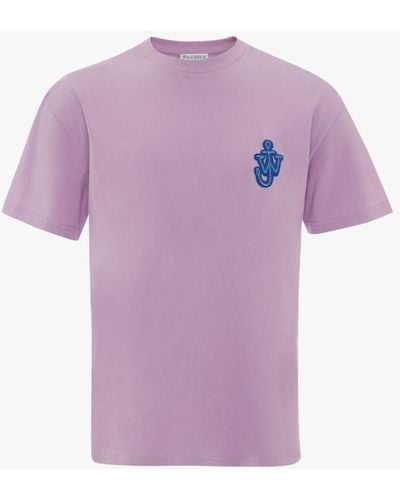 JW Anderson Anchor Patch T-shirt - Purple