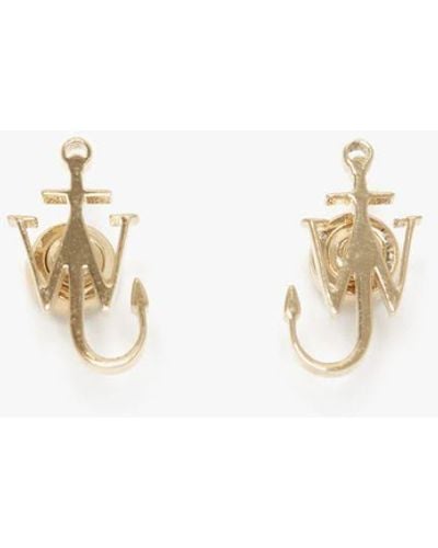 JW Anderson Anchor Earrings - White