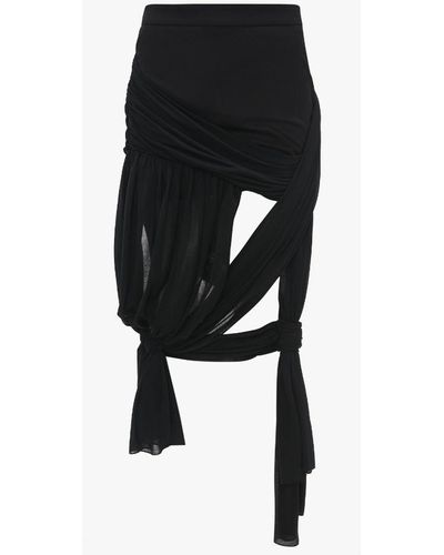 JW Anderson Wrap Skirt - Black
