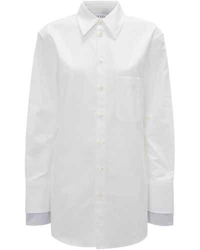 JW Anderson Double Shirt Dress - White