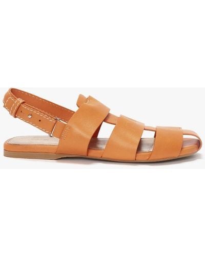 JW Anderson Leather Fisherman Sandals - White