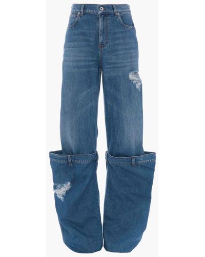 JW Anderson Bucket Denim Jeans - Blue