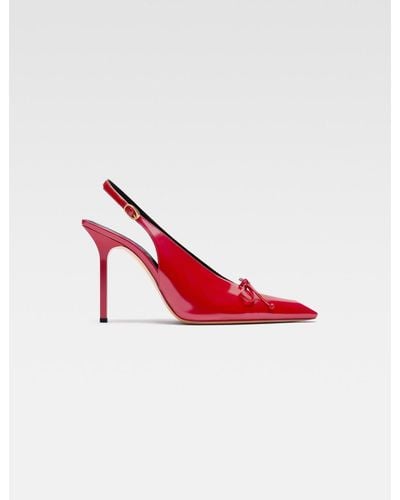 Jacquemus Les Slingbacks Cubisto Hautes - Red