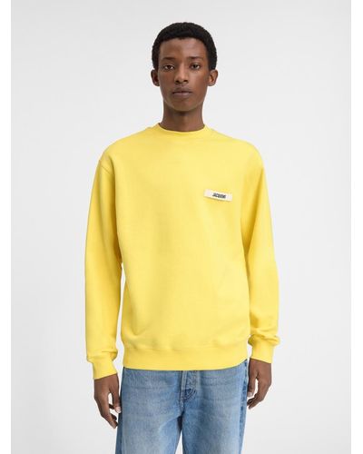 Jacquemus Le Sweatshirt Gros Grain - Yellow