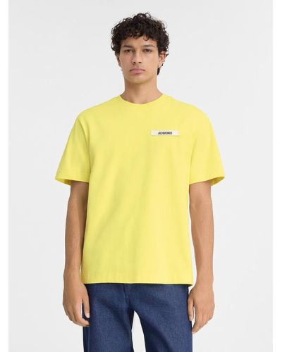 Jacquemus Le T-Shirt Gros Grain - Yellow