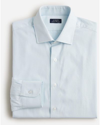 J.Crew Ludlow Premium Fine Cotton Dress Shirt - Blue