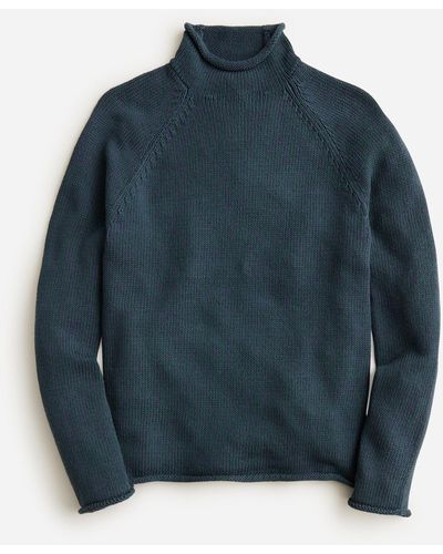 J.Crew 1988 Heritage Cotton Rollnecktm Sweater - Blue