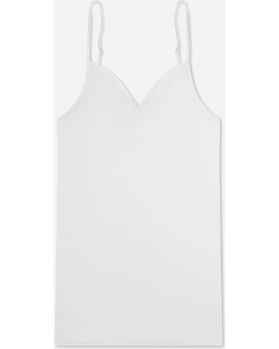 J.Crew Cotton Seamless V-neck Camisole - White