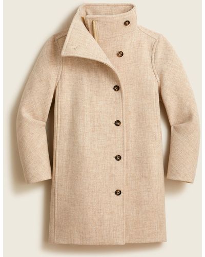 J.Crew Villa Coat In Italian Stadium-cloth - Natural