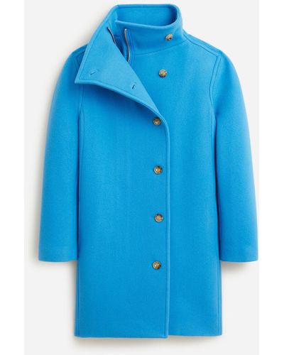 J.Crew Villa Coat In Italian Stadium-cloth - Blue