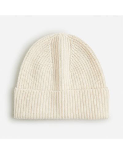 J.Crew Cashmere Beanie - Natural