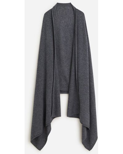 J.Crew Oversized Cashmere Wrap - Gray