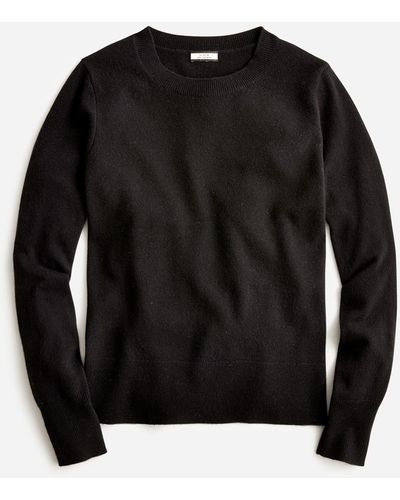 J.Crew Cashmere Classic-fit Crewneck Sweater - Black