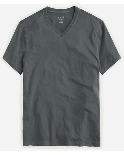 J.Crew Broken-in V-neck T-shirt - Gray