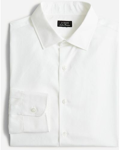 J.Crew Slim-fit Ludlow Premium Fine Cotton Dress Shirt - White