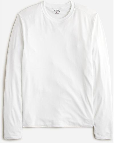 J.Crew Long-Sleeve Performance T-Shirt With Coolmax Technology - White