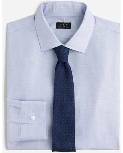 J.Crew Slim-fit Ludlow Premium Fine Cotton Dress Shirt - Blue