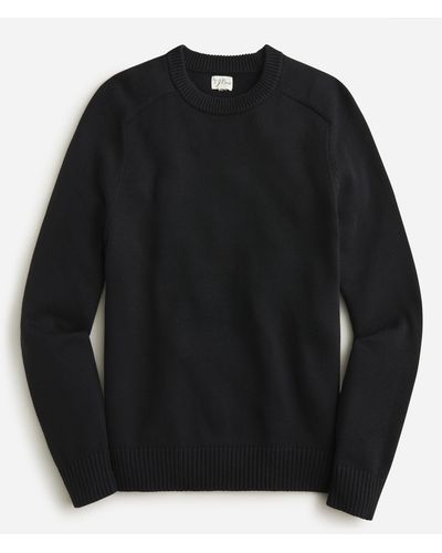 J.Crew Heritage Cotton Crewneck Sweater - Black