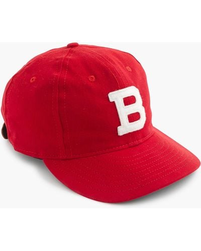 Ebbets Field Flannels Brooklyn Bushwicks Cotton Baseball Cap - Red